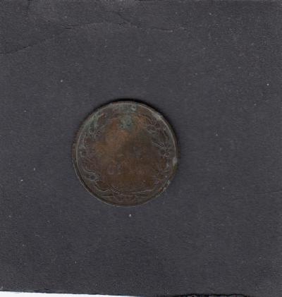 Beschrijving: 2 1/2 Cent WILLEM III